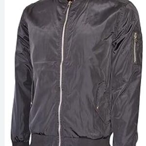 Men's Black Bomber Jacket